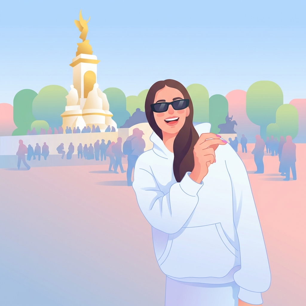 Flat UI Illustration - AI prompt preview