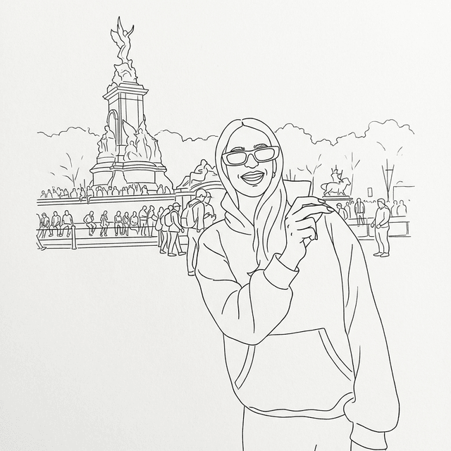 Line Art - AI prompt preview