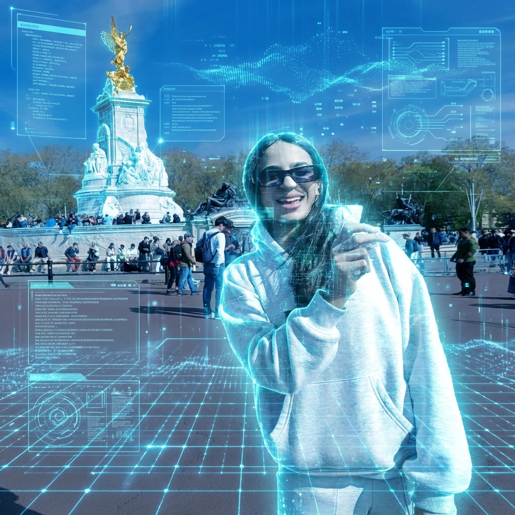 Digital Hologram - AI prompt preview