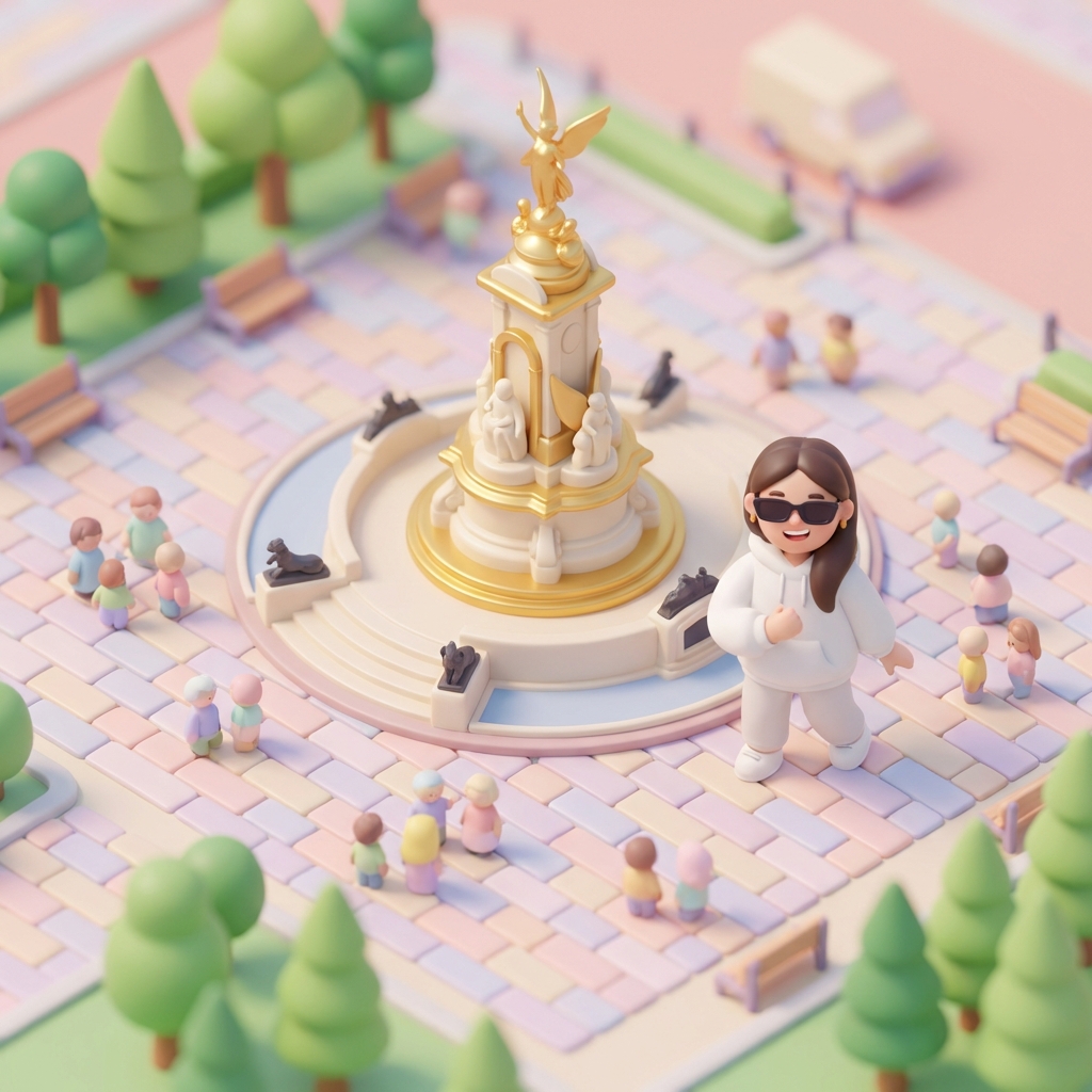 3D Isometric Diorama - AI prompt preview