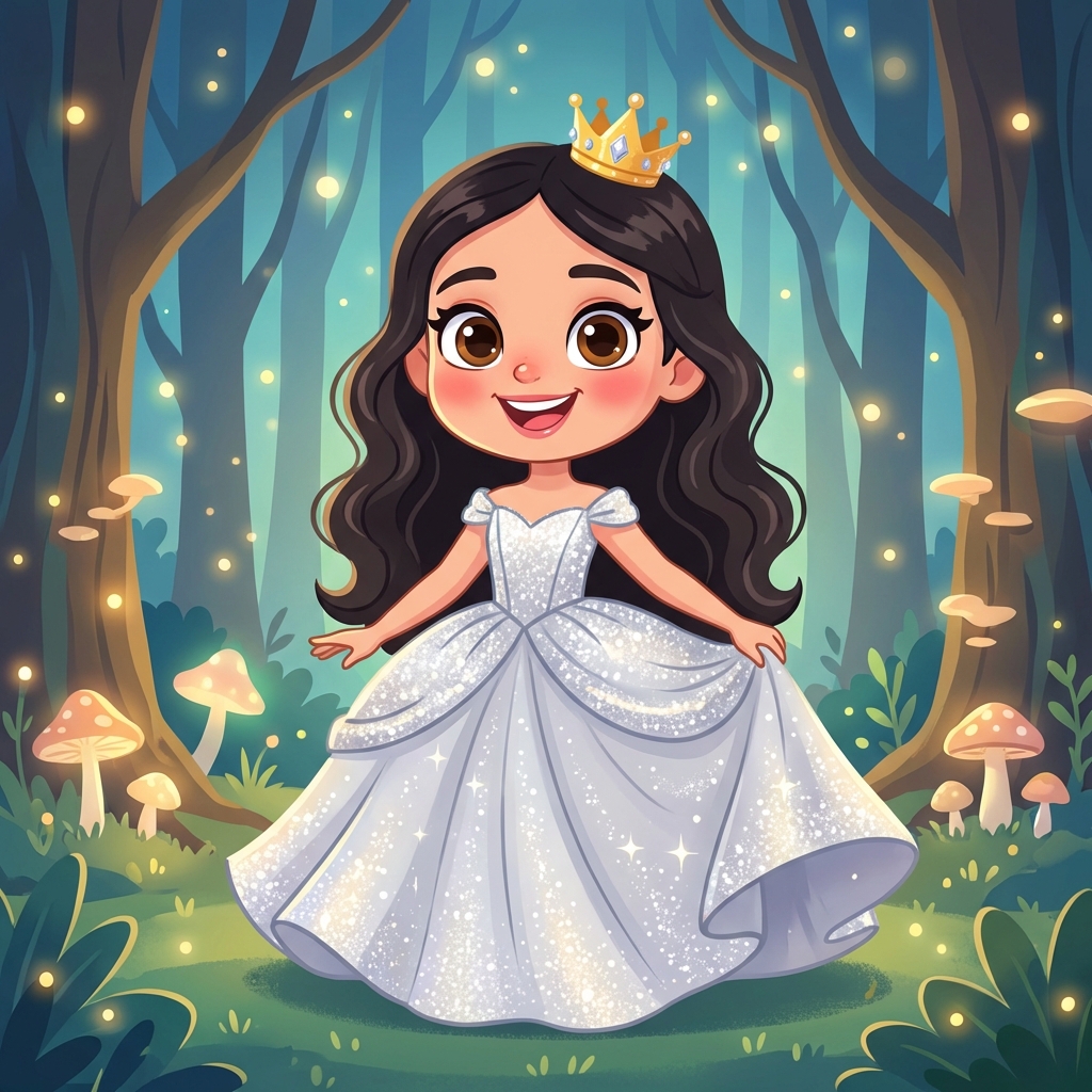 Cartoon Princess - AI prompt preview