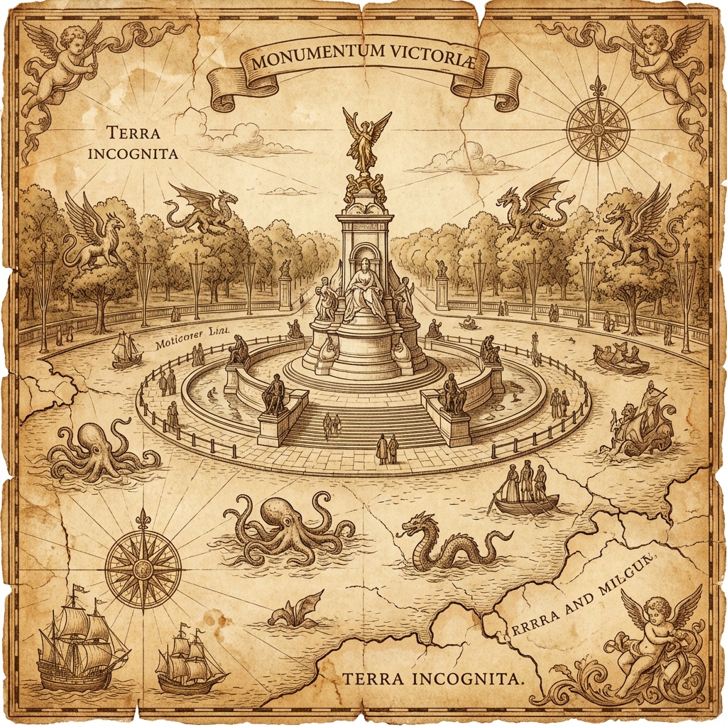 Ancient World Map - AI prompt preview