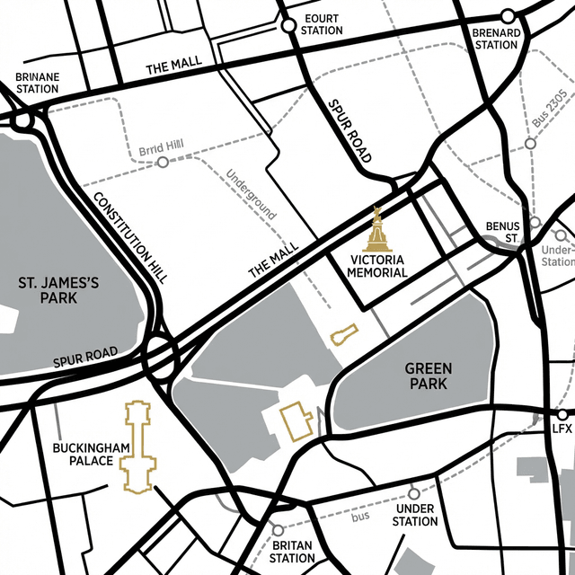 Modern City Map - AI prompt preview