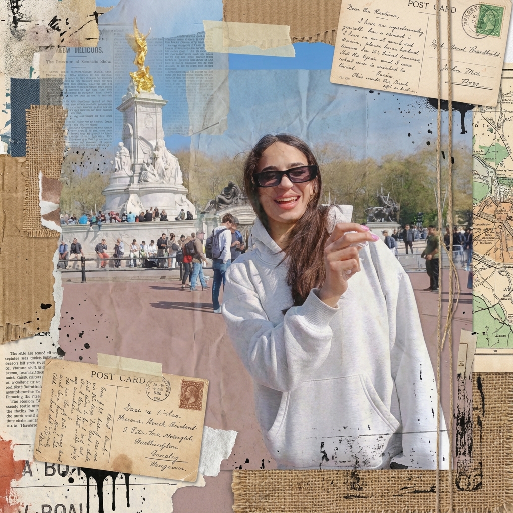 Digital Collage - AI prompt preview