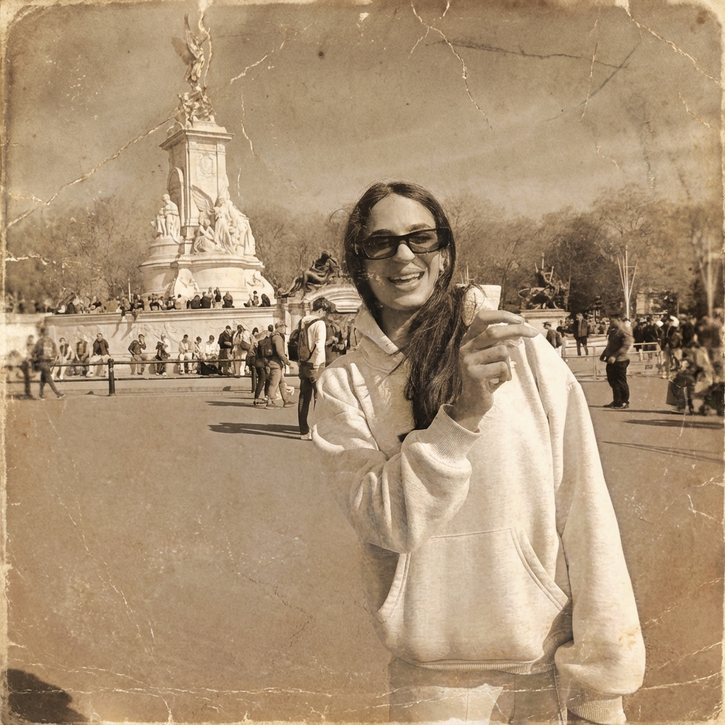 Sepia Vintage Photo - AI prompt preview