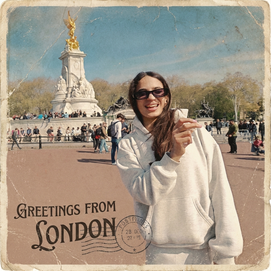 Vintage Postcard - AI prompt preview