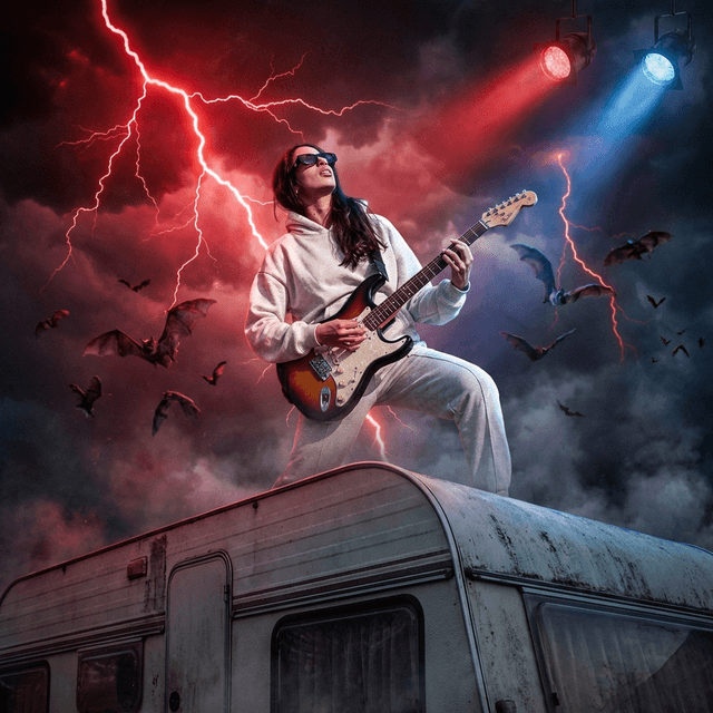 Eddie Munson Guitar Solo - AI prompt preview