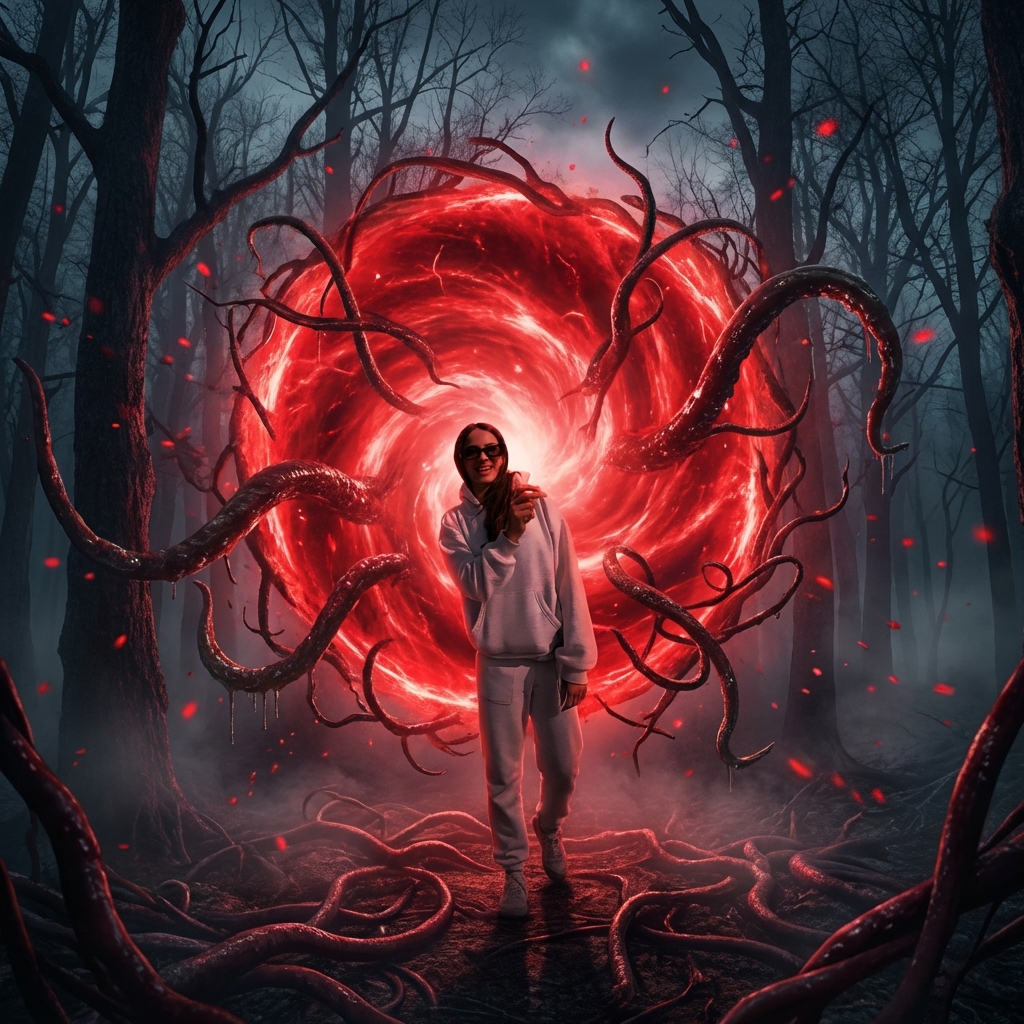 Upside Down Portal - AI prompt preview