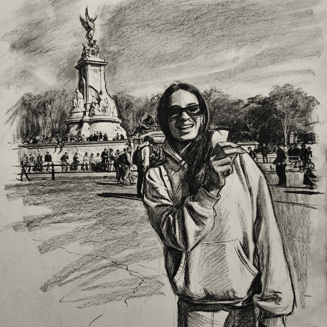 Charcoal Drawing - AI prompt preview