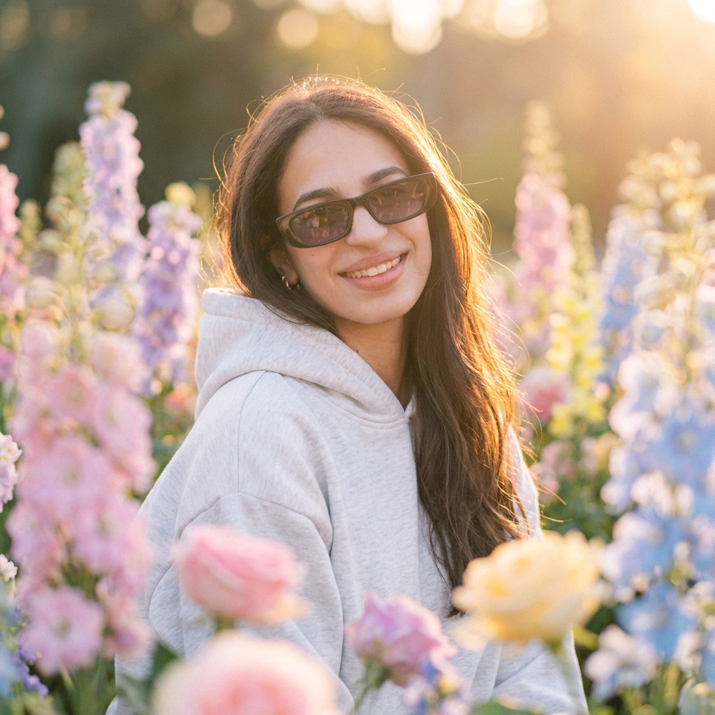 Soft Pastel Aesthetic Portrait - AI prompt preview